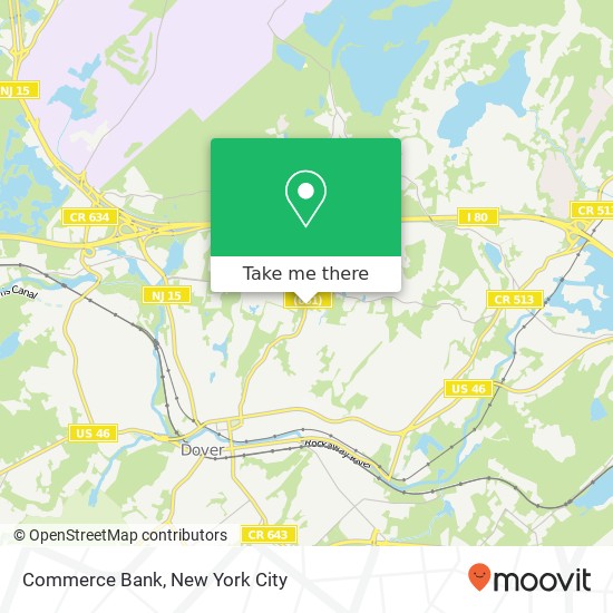 Commerce Bank map