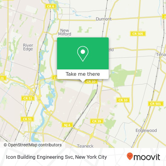 Icon Building Engineering Svc map