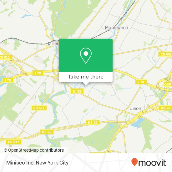 Mapa de Minisco Inc