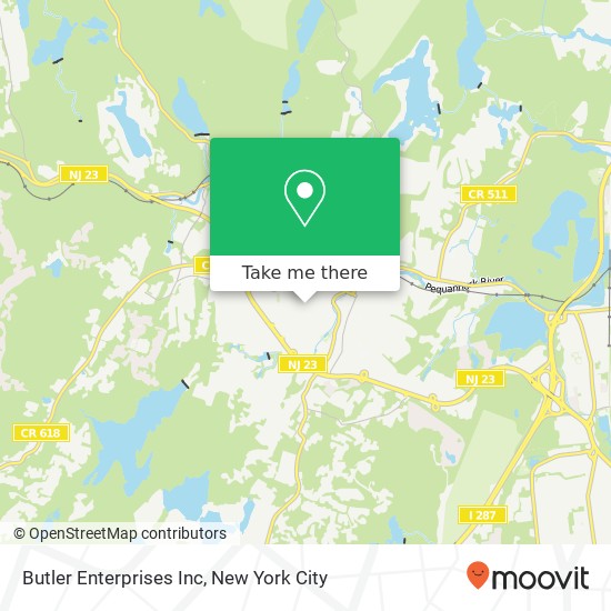 Butler Enterprises Inc map