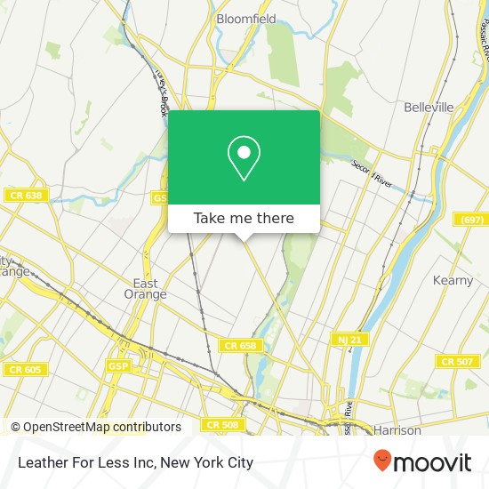 Mapa de Leather For Less Inc