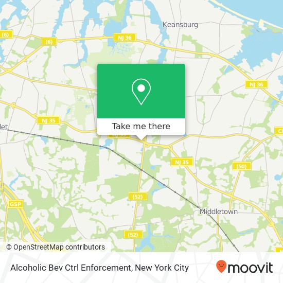 Alcoholic Bev Ctrl Enforcement map