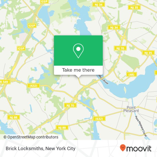 Brick Locksmiths map