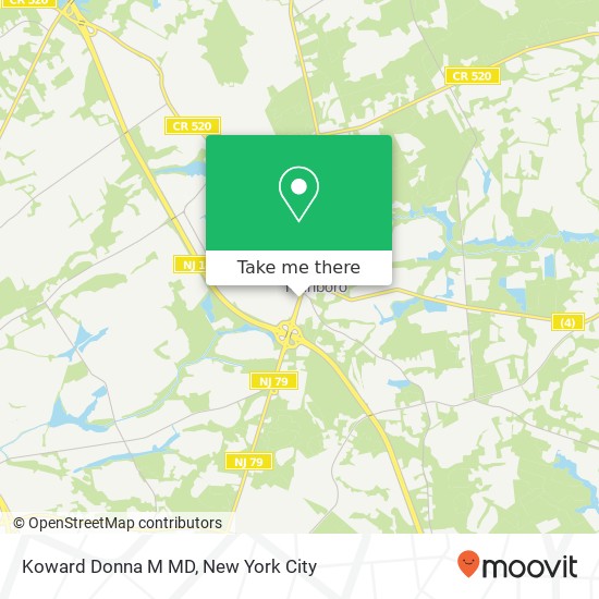 Mapa de Koward Donna M MD