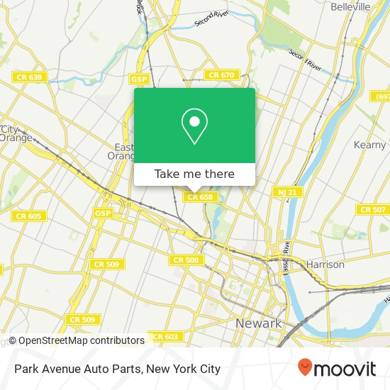 Park Avenue Auto Parts map