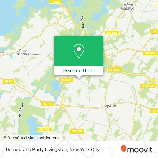 Mapa de Democratic Party Livingston