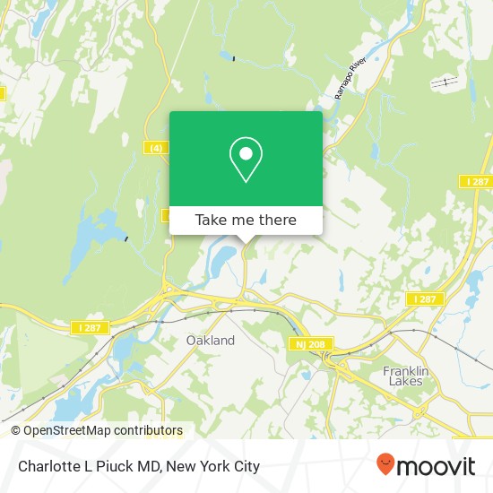 Mapa de Charlotte L Piuck MD