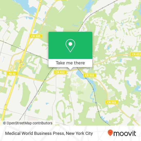 Medical World Business Press map