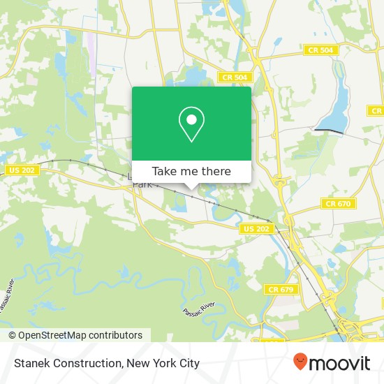 Mapa de Stanek Construction