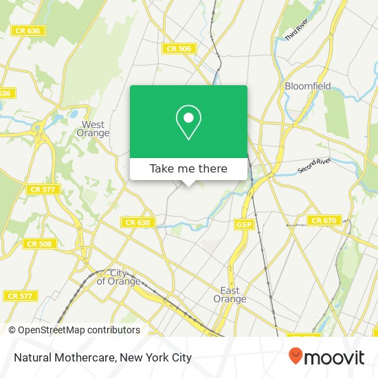 Natural Mothercare map