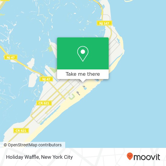 Holiday Waffle map