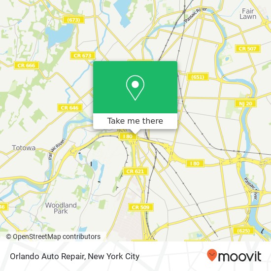 Mapa de Orlando Auto Repair