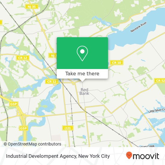 Industrial Develompent Agency map