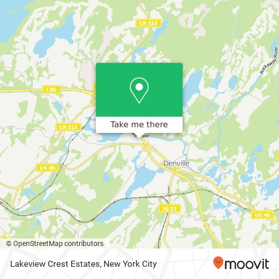 Mapa de Lakeview Crest Estates