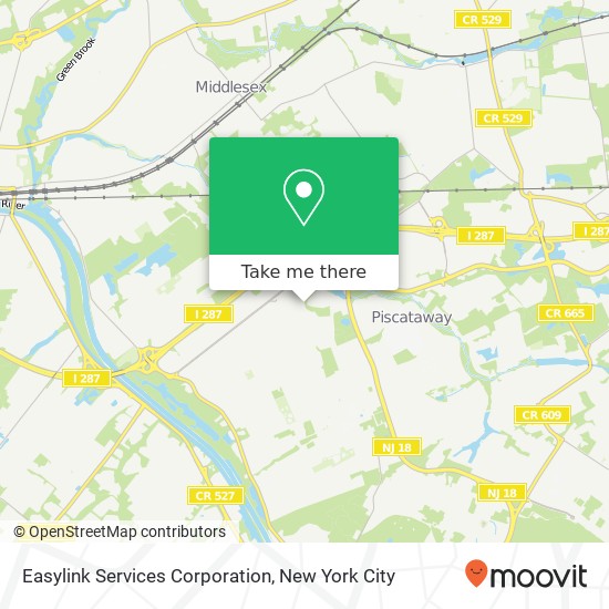 Mapa de Easylink Services Corporation