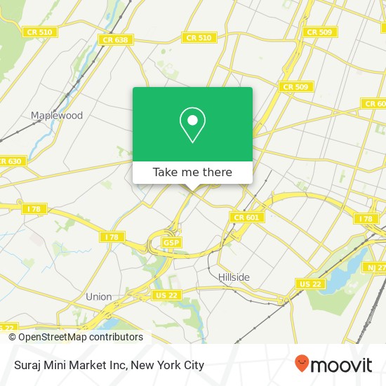 Suraj Mini Market Inc map