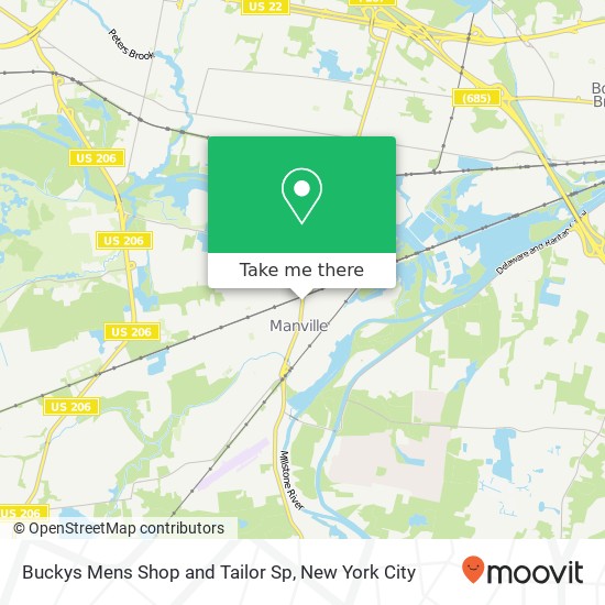 Buckys Mens Shop and Tailor Sp map