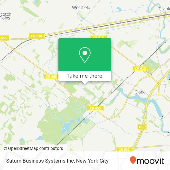 Saturn Business Systems Inc map