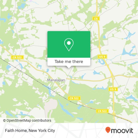 Mapa de Faith Home