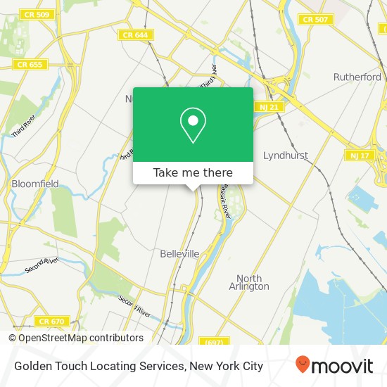 Golden Touch Locating Services map