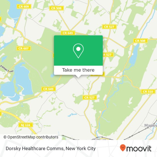 Mapa de Dorsky Healthcare Comms