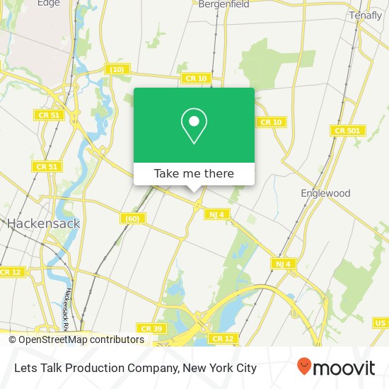 Mapa de Lets Talk Production Company