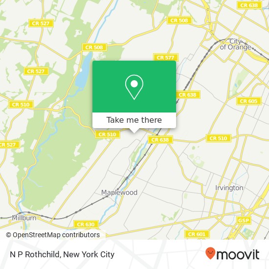 Mapa de N P Rothchild