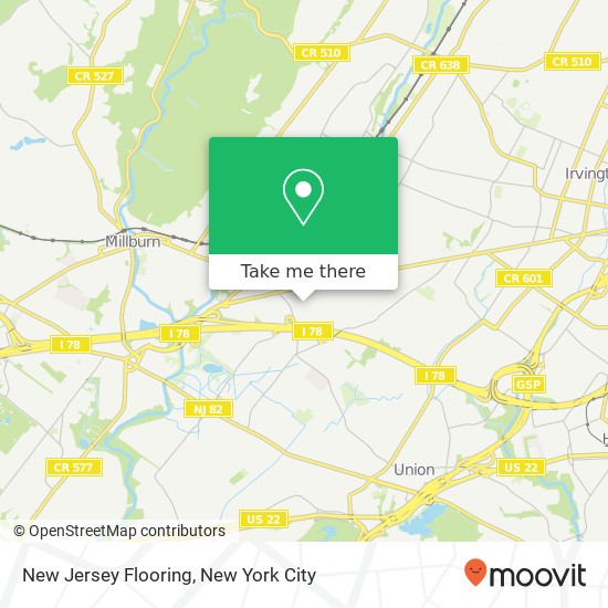 Mapa de New Jersey Flooring
