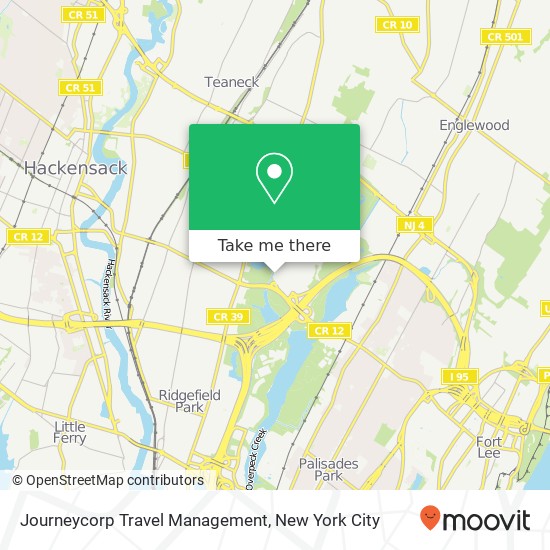 Mapa de Journeycorp Travel Management