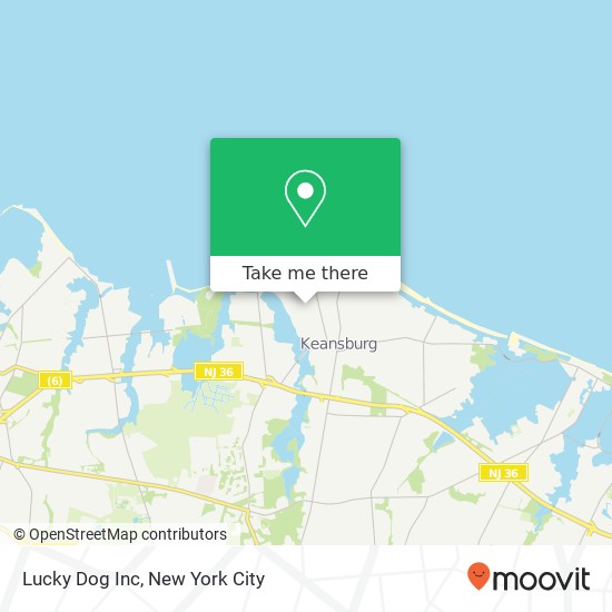 Lucky Dog Inc map