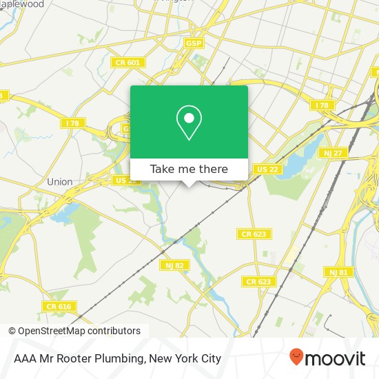 AAA Mr Rooter Plumbing map
