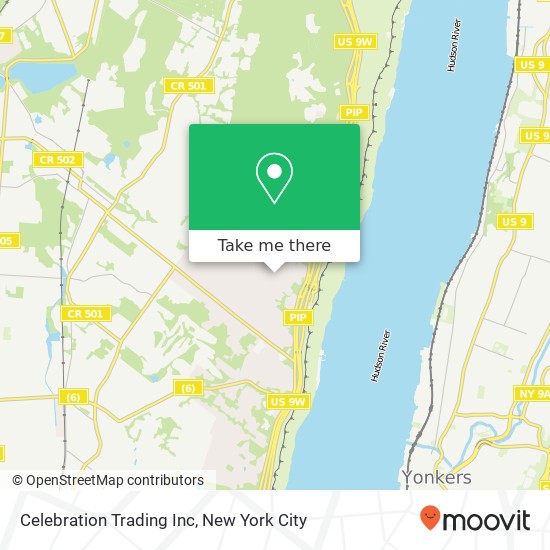 Celebration Trading Inc map