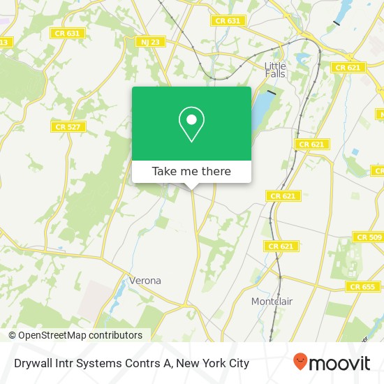 Mapa de Drywall Intr Systems Contrs A