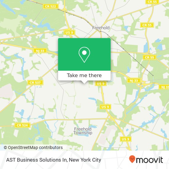 Mapa de AST Business Solutions In