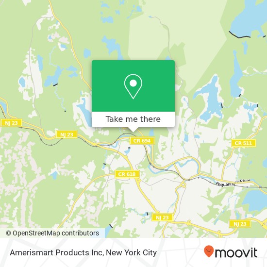 Amerismart Products Inc map
