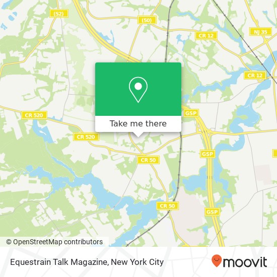 Mapa de Equestrain Talk Magazine