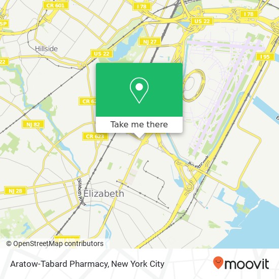 Aratow-Tabard Pharmacy map