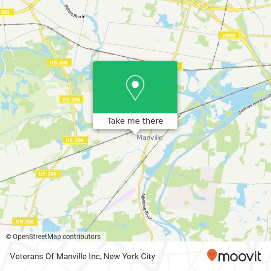 Mapa de Veterans Of Manville Inc