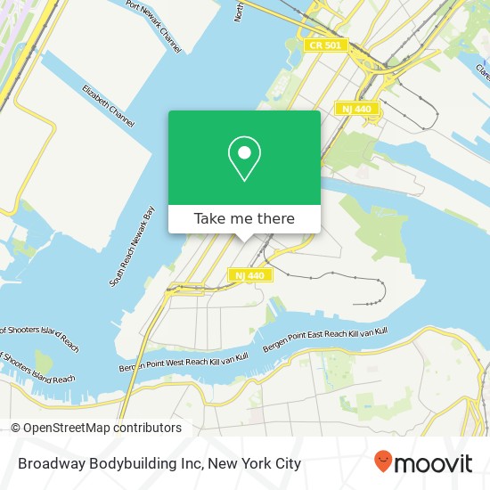Broadway Bodybuilding Inc map