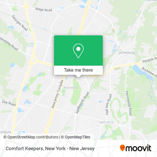 Mapa de Comfort Keepers
