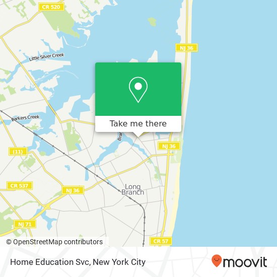 Home Education Svc map