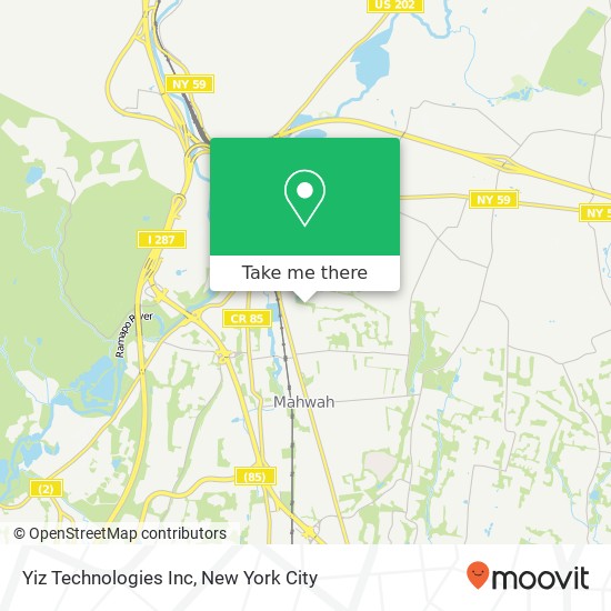 Yiz Technologies Inc map