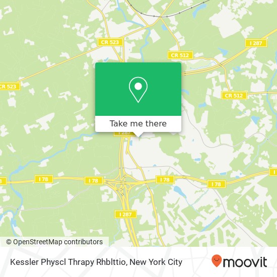 Kessler Physcl Thrapy Rhblttio map