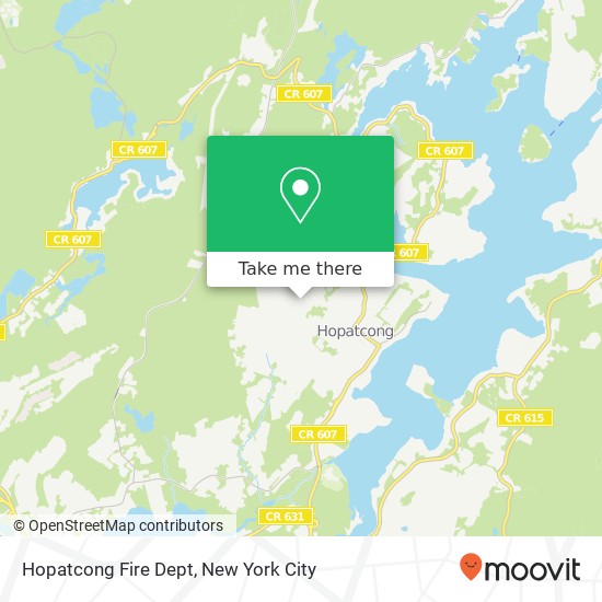 Mapa de Hopatcong Fire Dept