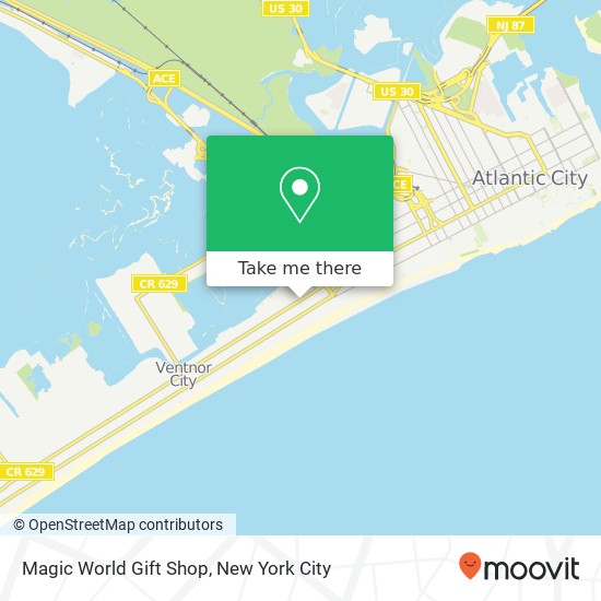 Mapa de Magic World Gift Shop