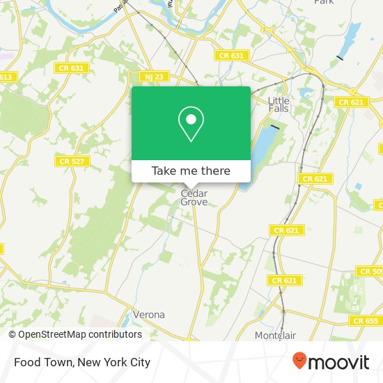 Food Town map