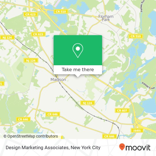 Mapa de Design Marketing Associates