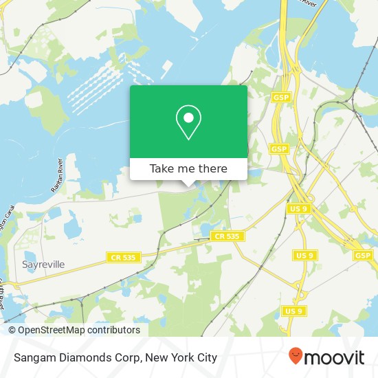 Mapa de Sangam Diamonds Corp