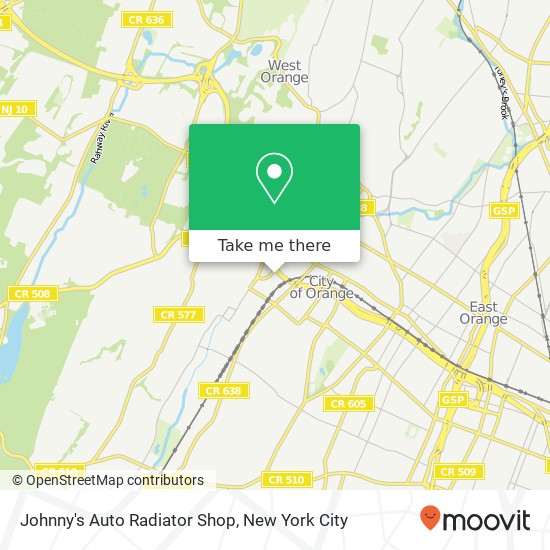 Johnny's Auto Radiator Shop map