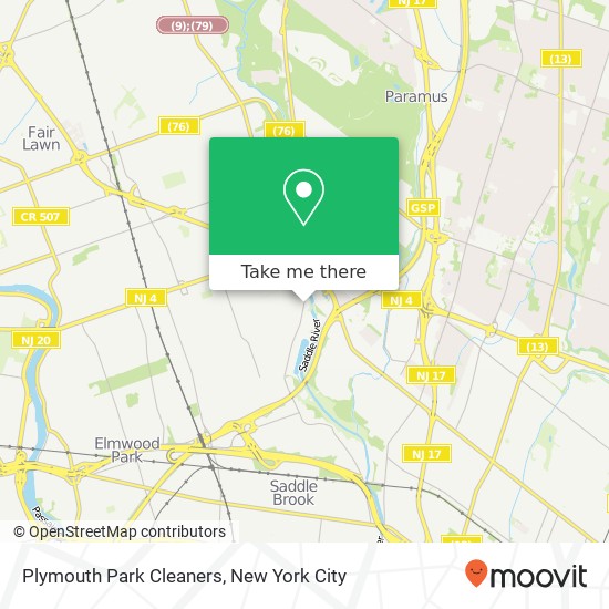 Mapa de Plymouth Park Cleaners